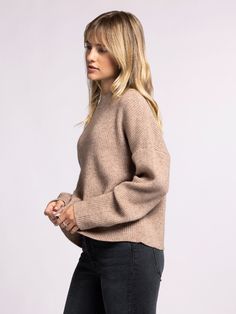 Style Description: Totally timeless, this classic sweater is featured in a soft cashmere-blend and relaxed fit with a crew-neckline and a drop shoulder silhouette. Crew neckline Drop shoulder Relaxed fit Measurements for a size small: Length: 24" Chest: 18.5" Sleeve Length: 29.5" Fabric Content/Care: 30% Nylon 25% Polyester 24% Acrylic 18% Cashmere 3% Wool Machine Wash ColdImport Casual Cashmere Cropped Sweater For Layering, Classic Cropped Sweater For Fall Layering, Beige Soft Knit Crew Neck Cropped Sweater, Cozy Cashmere Sweater With Ribbed Neckline, Classic Crew Neck Cropped Sweater For Winter, Casual Cashmere Crew Neck Cropped Sweater, Fine Knit Relaxed Fit Sweater For Fall, Classic Fall Cropped Sweater With Crew Neck, Classic Cropped Crew Neck Sweater For Fall