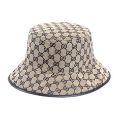 Great Gift For Christmas!!! Brand New With Tags. 100% Authentic Gucci Gg Supreme Reversible Bucket Hat Size Medium 58 Cm Color Navy And Beige Style 700851 4haou 003 4068 2 In 1 Bucket Hat With Iconic Gg Supreme And Horsebit Pattern On Reverse Comes Exactly As Shown In Photos With Dust Bag And Papers Included Grey Gucci Bucket Hat, Gucci Bee Hat, Gucci Brim Hat, Gucci Bucket Hat Women, Gucci Wool Hat, Reversible Bucket Hat, Beige Style, Gucci Accessories, Gift For Christmas