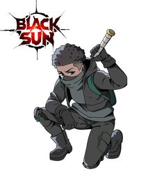 Black Sun [Webtoon] Black Comics, Anime Boy Sketch, Anime Ninja, Swag Cartoon, Black Characters