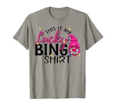 PRICES MAY VARY. This is My Lucky Bingo Shirt Funny Bingo Lover Gnome For Mommom, Grandma, Nana Lightweight, Classic fit, Double-needle sleeve and bottom hem Funny Bingo, Bingo Funny, Funny Gnomes, Bingo, Branded T Shirts, Top Styles, Vintage Outfits, Fashion Branding, T Shirts