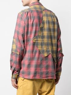 Red and yellow cotton Cut Me Up plaid shirt from mostly heard rarely seen featuring a pointed collar, a front button fastening, long sleeves, a distressed finish and a relaxed fit. CompositionCotton 100%Washing instructionsMachine WashWearingModel is 6 ft 2 in wearing size L Yellow Plaid, Red And Yellow, Plaid Shirt, Red Yellow, Button Down Shirt, Long Sleeves, Relaxed Fit, Plaid, Collar