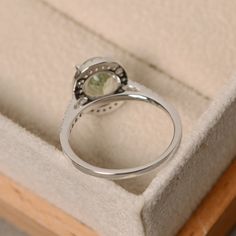 Green Amethyst Ring Halo Engagement Ring Oval Cut Sterling | Etsy Guatemala Halo Engagement Ring Oval, Engagement Ring Oval Cut, Oval Halo Engagement Ring, Real Green, Engagement Ring Oval, Green Amethyst Ring, Ring Halo, Engagement Rings Oval, Ring Oval