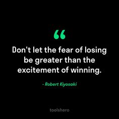 robert kiyosaki quote about losing