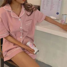 Product Description Size：M-2XL Linen Gauze, Women's Pajamas, Womens Pyjama Sets, Short Pajama Set, Japan Fashion, Summer Shorts, Pajamas Women, Pregnant Women, Cotton Linen