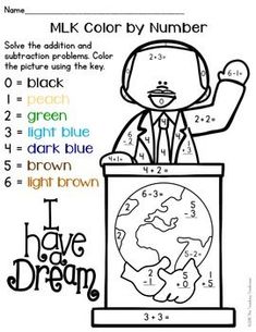 the color by number worksheet for students