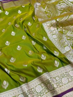 This is a very beautiful high quality mashru silk saree . All over zari motifs design with border . Saree length - 5.5 mtr. Blouse - 1 mtr. Dry clean only . Please note - color may be vary a little due to sunlight and photography . Please message us after purchasing in case you want fall and Pico done it not . No extra charges for fall and Pico but inform us . Blouse stitching is also available . Saree Wearing, Indian Silk Sarees, Motif Design, Wedding Wear, Saree Wedding, Silk Satin, Festival Season, Silk Sarees, Saree