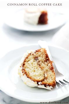 a piece of cake sitting on top of a white plate