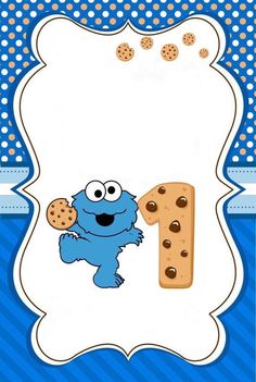 the letter i is for cookie monster