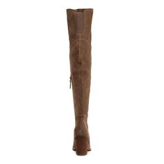 Logan Grey Over The Knee Boot - Kelsi Dagger BK® Knee Boot, The Drama, Gray Suede, Over The Knee Boots, Over The Knee, Leather Heels, Riding Boots, Knee Boots, Side Zip