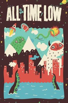 all time low's poster for their upcoming album