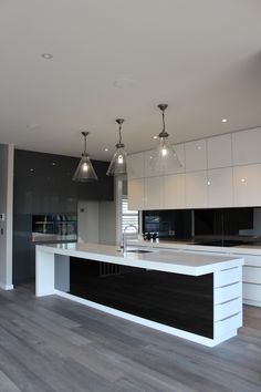 the kitchen is clean and ready for us to use in its new owner's home