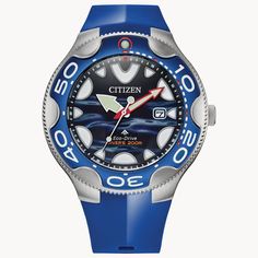 Promaster Dive Blue Dial Polyurethane Strap BN0238-02L | CITIZEN Eco Drive Watches, Orca Whale, Dove Men, Divers Watch, Orca Whales, Citizen Eco, Citizen Watch, Eco Drive, Dive Watches