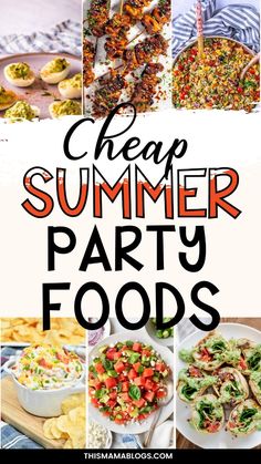 the ultimate summer party food list