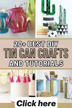 the best diy tin can crafts and decorations