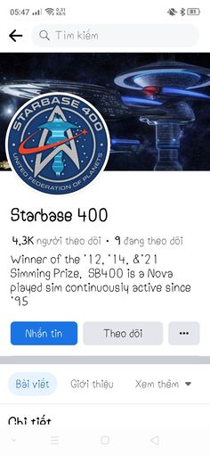 the star trek app on an iphone