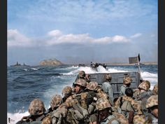 Battle Of Iwo Jima, 19 February, Landing Craft, Iwo Jima, United States Military, Us Marines, United States Marine Corps, History Photos