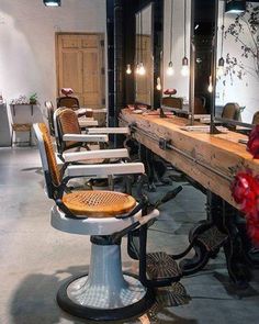 the salon is clean and ready for customers to use