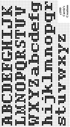 a cross stitch pattern with the words love in black and white