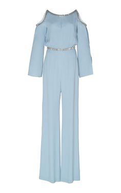 Cold Shoulder Jumpsuit, Embellished Neckline, Cute Dress Outfits, Classy Work Outfits, Jenny Packham, Elegant Dresses For Women, Western Outfits