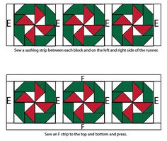 the quilt pattern shows how to use different shapes and sizes for each piece in this quilt