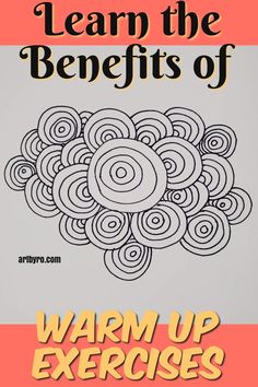 the book cover for learn the benefits of warm up exercises