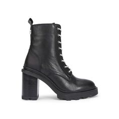 Carvela Boots, Boots Casual, Trainer Heels, The Infinity, Black Leather Heels, Trainer Boots, Black Laces, Heeled Ankle Boots, Casual Boots