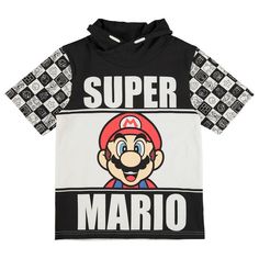 Boys Nintendo Super Mario Cowl T Shirt Sonic Clothes, Retro Nintendo, Super Mario, Boy's Clothing, Sonic, Nintendo, Mario, Sports Jersey