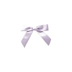 a white ribbon with a bow on the top is shown in front of a white background