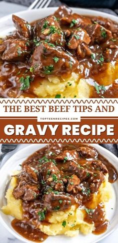 the best beef tips and gravy recipe