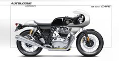 a black and white motorcycle is shown in this graphic art printable version, with the words autologie design on it