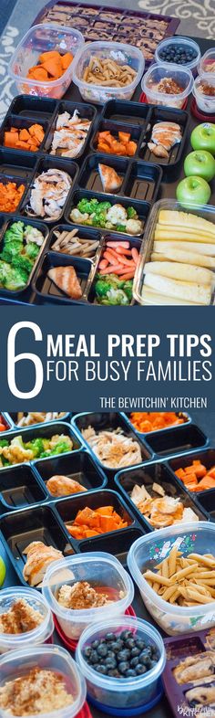 six meal prep tips for busy families