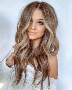 Mane Hair, Rambut Brunette, Makeup Tip, Brown Blonde Hair, Brown Hair With Highlights, Cool Hair Color, Long Curly Hair, Light Brown Hair, Blonde Balayage