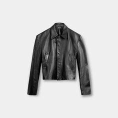 47617330610464|47617330643232|47617330676000|47617330708768 Edgy Collared Outerwear For Fall, Single Breasted Biker Jacket For Work And Fall, Edgy Collared Fall Outerwear, Spring Single Breasted Long Sleeve Biker Jacket, Winter Business Cropped Jacket With Long Sleeves, Spring Single-breasted Long Sleeve Biker Jacket, Collared Leather Jacket For Work In Winter, Single-breasted Biker Jacket For Spring Workwear, Fall Workwear Collared Biker Jacket