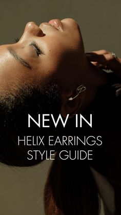 Helix Earrings, Fashion Earrings, Gold Earrings