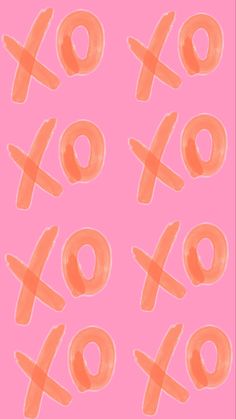 an orange and pink background with the number nine drawn on it's side in different directions