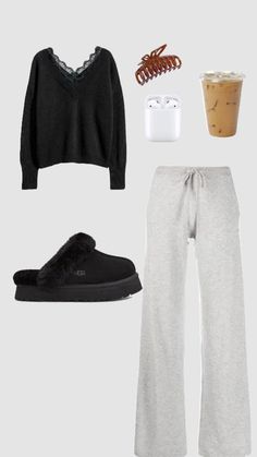 Comfy Outfits Winter, Neue Outfits, Cozy Outfit, Home Outfit, 가을 패션