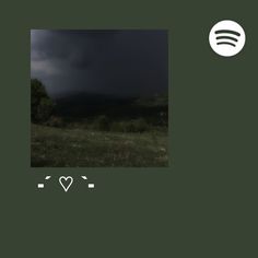 an image of a storm coming in from the sky with music play button below it