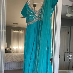 Salwar Suit, Never Worn. Ethnic Indian Wear, Salwar Suit, Salwar Suits, Indian Wear, Color Blue, Women Shopping, How To Wear, Blue, Color