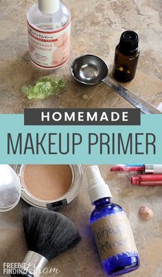 Homemade Primer Makeup, Homemade Primer, Diy Face Primer, Diy Primer, What Is Makeup, Diy Makeup Recipe, Primer For Oily Skin, Inexpensive Makeup, Make Up Primer