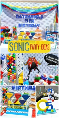 a birthday party with lots of toys and decorations