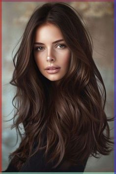 Chocolate Brown Hair Pale Skin, Best Hair Color For Hazel Eyes, Autumn Balayage, Rich Chocolate Brown Hair, Rich Brunette Hair, Beautiful Brown Hair, Dimensional Brunette, Rich Brunette, Chocolate Brown Hair Color