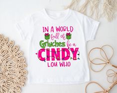 a t - shirt that says in a world full of witches be a candy lou who