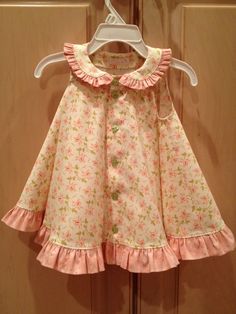 Cotton Frocks For Kids, Куклы American Girl, Smocked Baby Dresses, Girls Dresses Diy, Kids Frocks Design