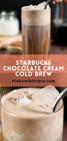 starbucks's chocolate ice cream cold brew is the perfect drink for cold winter weather