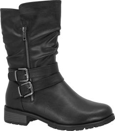 Quarks online shoe store offers a wide range of shoes, slippers, boots & sandals for women, men and kids. Top brands include Ugg, Ecco, Clarks, Sorel and much more! Motorcycle Boots Women, Cop Outfit, Biker Wedding, Slippers Boots, Black Winter Boots, Women's Motorcycle Boots, Oxford Heels, Wide Boots, Motorcycle Boots