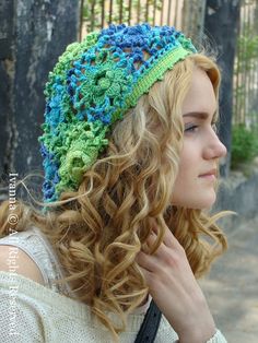 Crochet summer women's hat beret Accessories Womens by IvannaN Womens Crochet Hat, Barbie Hat, Teen Christmas Gifts, Crocheting Patterns, Chunky Hat, Bonnet Crochet, Hat Beret, Crochet Cap, Hat Handmade