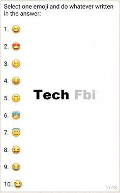 the text is written in different languages with emotictive smiley faces as well as numbers