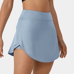 Nwt Halara Dusty Blue Pickleball/ Tennis Skirt. Size Small Drawstring Waist Blue Tennis Bottoms With Built-in Shorts, Blue Swim Skirt For Sports, Blue Sports Swim Skirt, Blue Stretch Workout Skirt, Blue Workout Skirt For Summer, Blue Stretch Skirt For Workout, Sporty Stretch Blue Mini Skirt, Blue Sporty Stretch Mini Skirt, Sporty Blue Stretch Mini Skirt