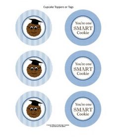 FREE Smart Cookie Party Printable Set Thanks For Making Me One Smart Cookie, Shes One Smart Cookie Graduation Party, You’re One Smart Cookie Free Printable, One Smart Cookie Graduation Party, Smart Cookie Printable, Preschool Graduation Theme, School Holiday Party, Purple Sage