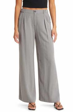 Caslon® Wide Leg Pull-On Linen Blend Pants | Nordstrom Full Length Rayon Bottoms For Work, Spring Wide Leg Full Length Pants For Daywear, Strawberry Blonde Hair Color, Strawberry Blonde Hair, Blonde Hair Shades, Linen Blend Pants, Nordstrom Anniversary Sale, French Women, Pull Up